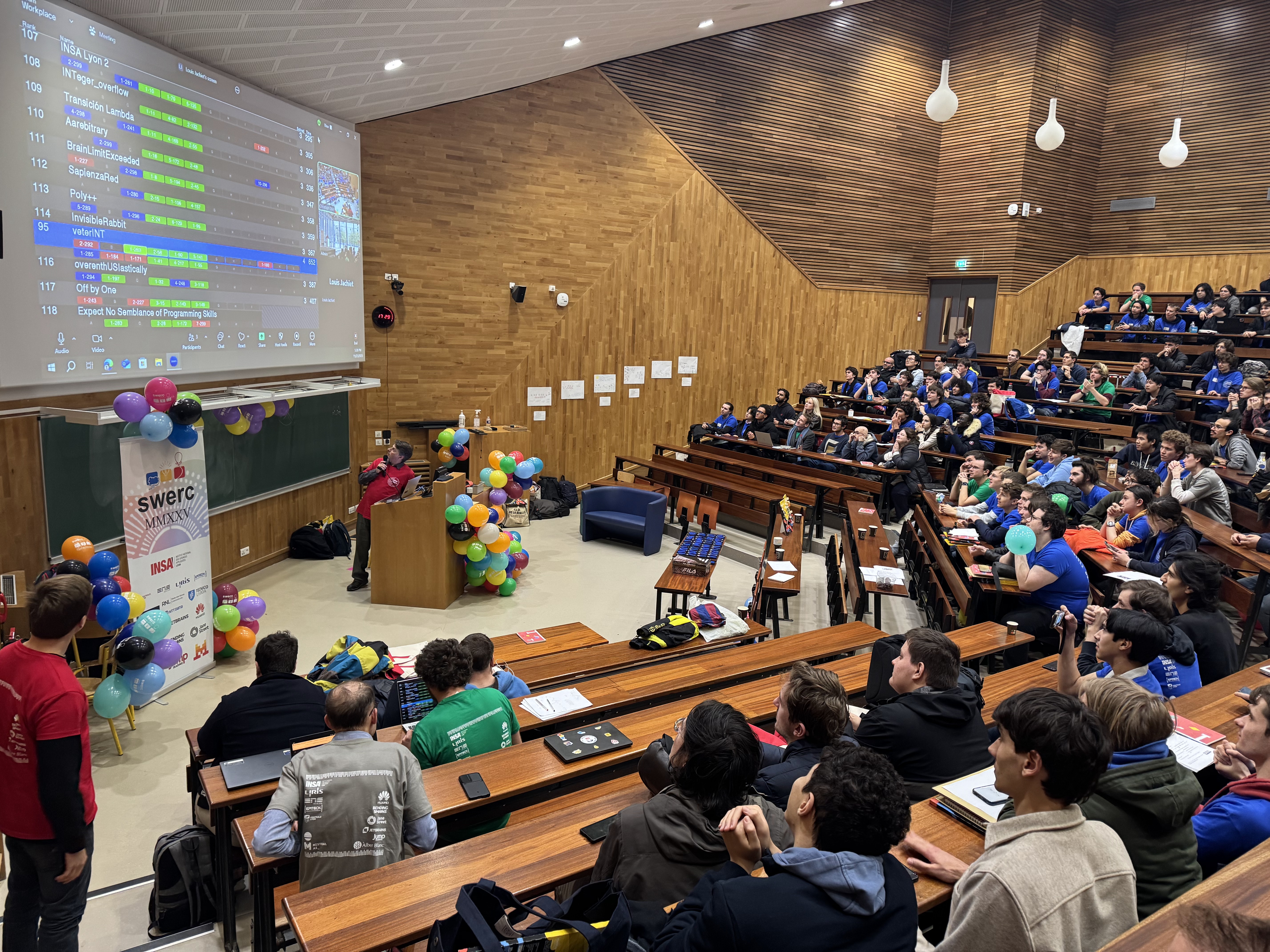 SWERC 2025, INSA LYON / Dpt IF